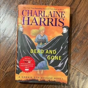 Dead And Gone Charlaine Harris Book True Blood Vampire Goth Halloween Hardcover